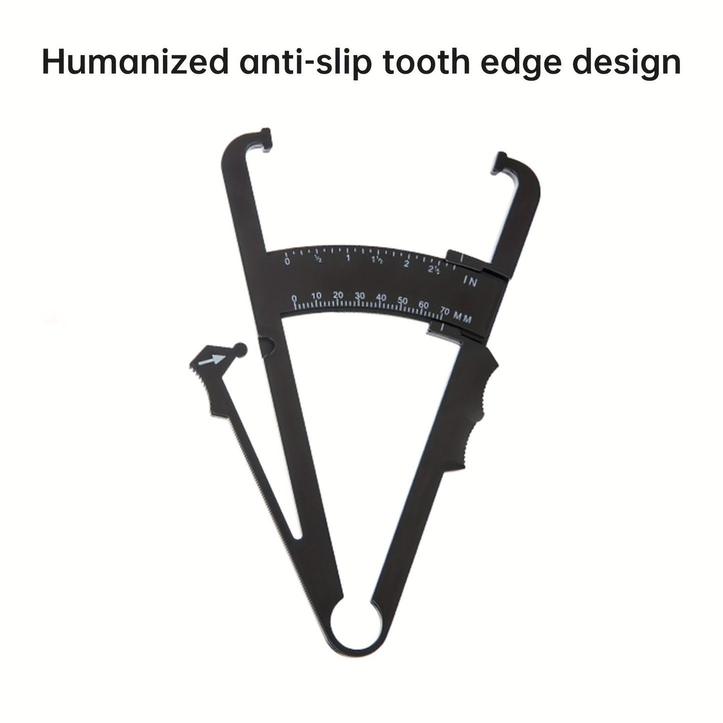 2pcs/set Body Fat Callipers, Handheld BMI Body Fat Measurement Device